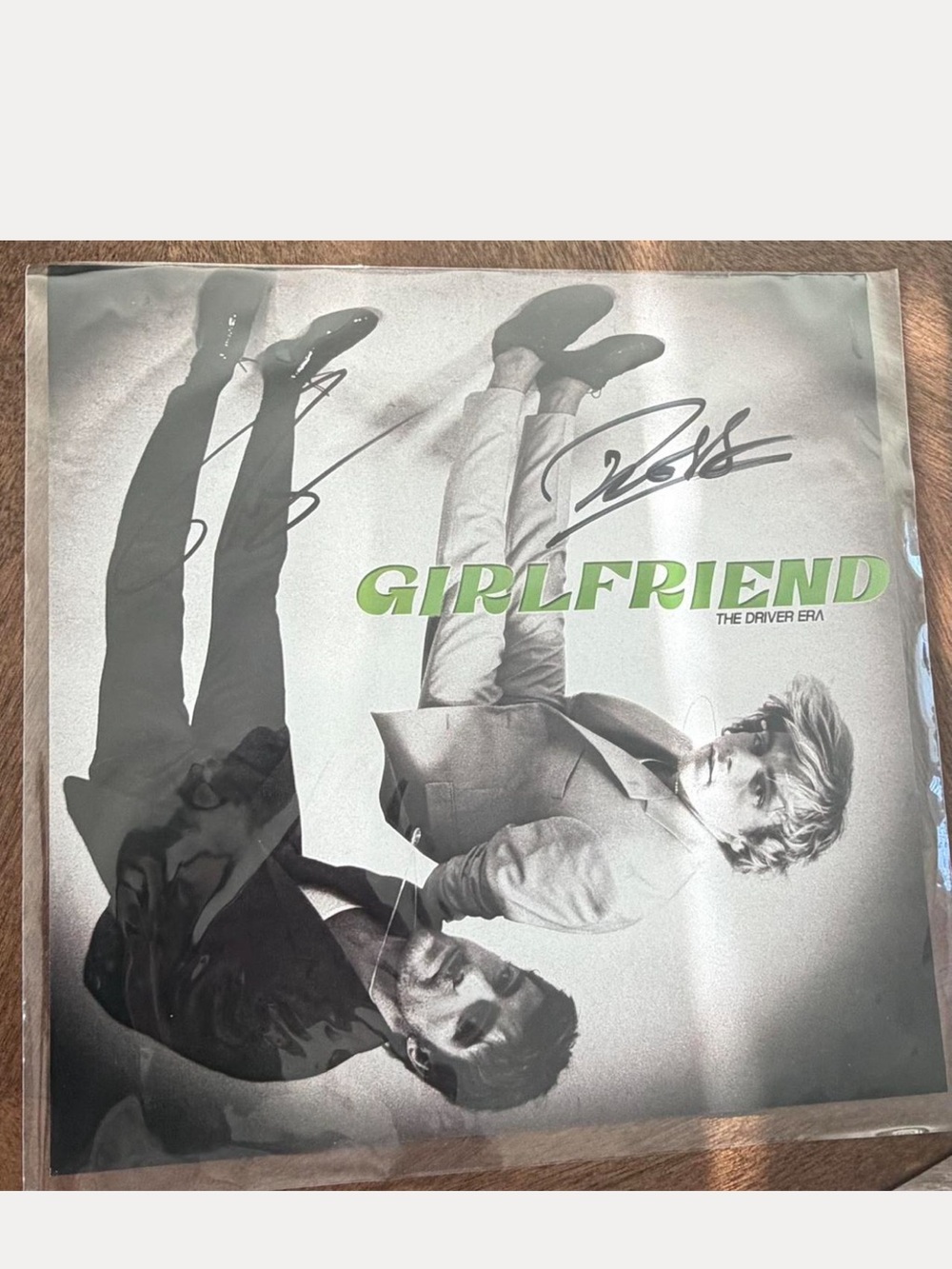 SEALED. The Driver Era signed litho + Girlfriend vinyl